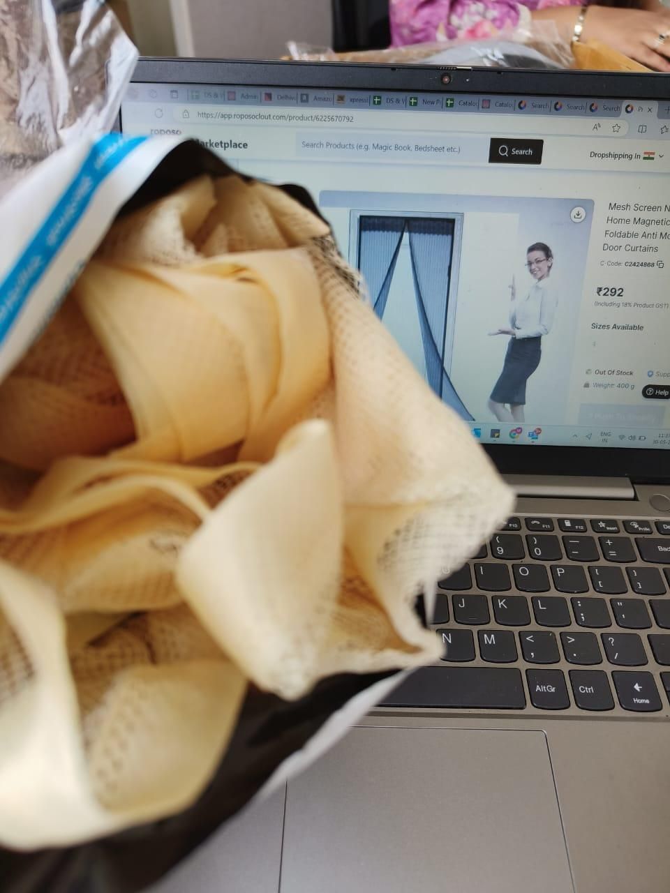 Magnetic Flyproof Door Mesh