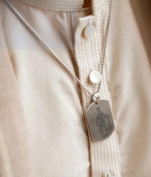 Hanuman Chalisa Pendant  Chain