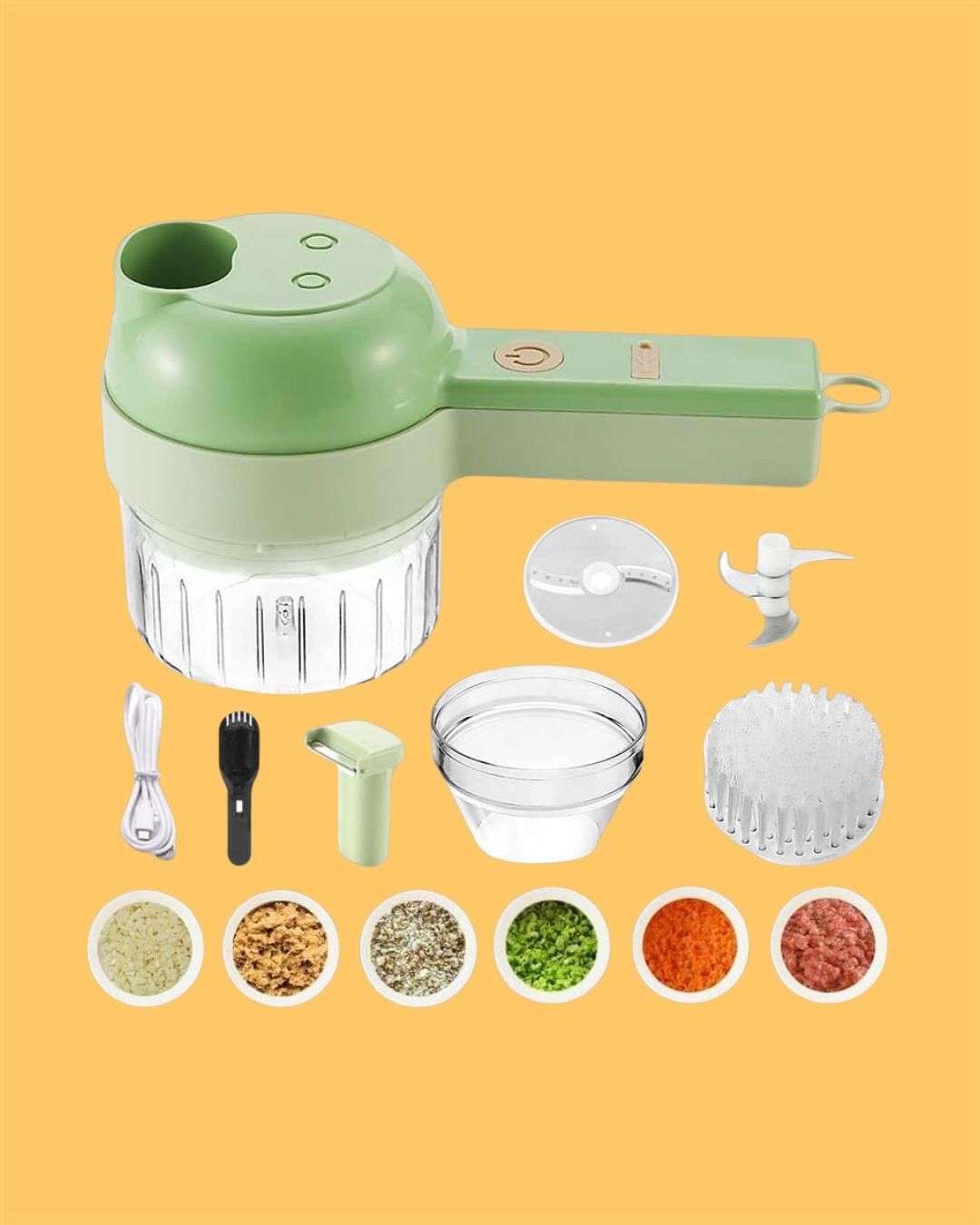 Portable Electric Vegetable Cutter Set