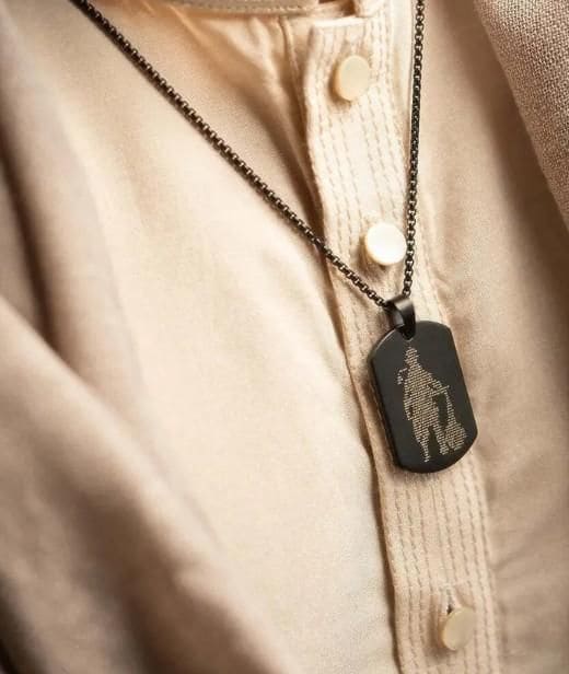 Hanuman Chalisa Pendant  Chain