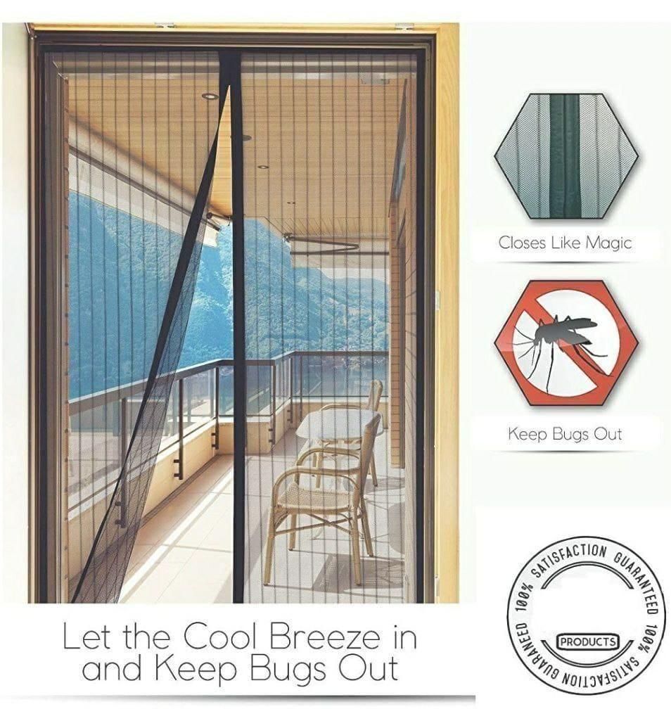 Magnetic Flyproof Door Mesh